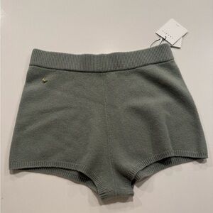 Sandro High Waist Knit Shorts